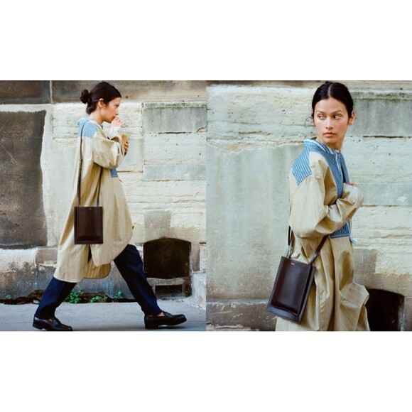 Soeur Annaelle Poplin Shirt Dress 36 US Small 100% Cotton Long Sleeve Tunic - Picture 2 of 10